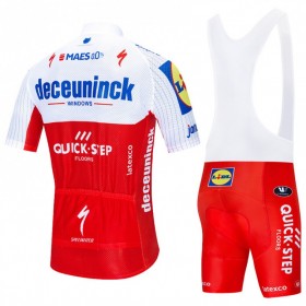 Completo Maglia + Pantaloncino con bretelle 2020 Deceuninck-Quick-Step N003